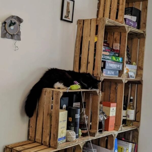 Cassette in legno vintage 50×40×30 cm stile rustico – Cassainlegno